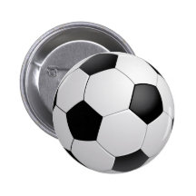 Bouton du football du football badge avec épingle