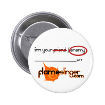 Bouton "ennemi" de screenname badge avec épingle