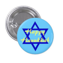 Bouton heureux de Hanoukka Badge Avec Épingle