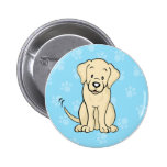 Bouton mignon de Labrador de bande dessinée Badge Avec Épingle