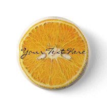 Bouton orange vintage