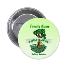 Bouton personnalisable de la Réunion de famille Badge Avec Épingle