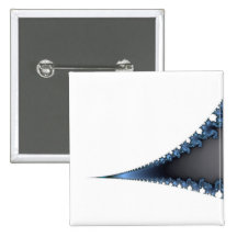 Bouton pointu de fractale badge avec épingle