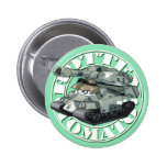 Bouton putréfié de tomate badge avec épingle
