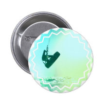 Bouton rond d'air de Kiteboarding Pin's Avec Agrafe