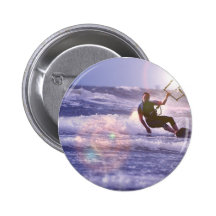 Bouton rond de Kitesurfer Pin's