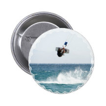 Bouton rond de saut de Kiteboarding Pin's