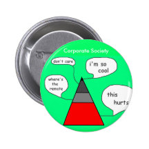 Bouton social de pyramide badge