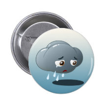 Bouton triste badge avec épingle