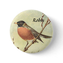 Bouton vintage de Robin
