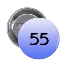 boutonnez autour du nombre bleu cinquante-cinq badge