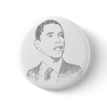 Boutons affligés de Barack Obama