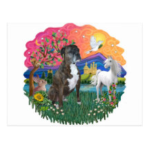 Boxeur (Brindle-naturel) Carte Postale