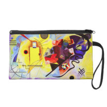Bracelet bleu rouge jaune de Kandinsky Sac À Main Avec Dragonne