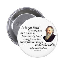 Brahms sur la composition pin's