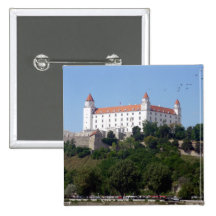 Bratislava kasteel speld button