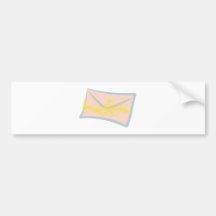 Brief letter auto aufkleber