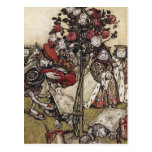 Briefkaart: Alice en Sprookjesland - Arthur Rackha Wenskaart