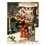 Briefkaart: Maand van September - Septembre Wenskaart