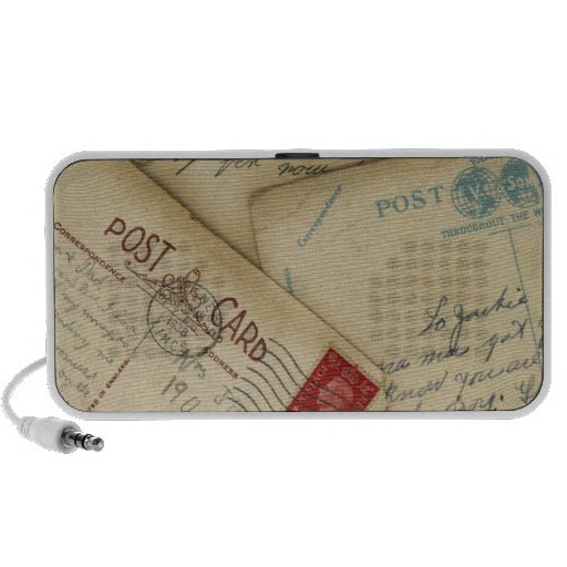 briefkaart sprekers iPod speakers