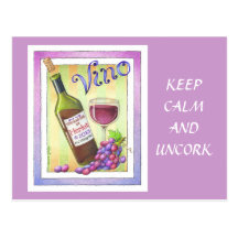 BRIEFKAARTEN - VINO!  U had me bij MERLOT! Wenskaart