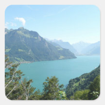 Brienzersee Vierkant Sticker