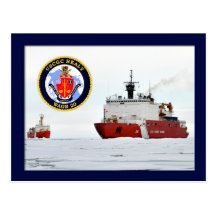 Brise-glace HEALY, mer de Beaufort, Alaska d'USCG Cartes Postales