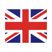 Britse vlag stretched canvas print