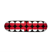 Britse Vlag van de Stip Modieuze Girly van Groot-B Skateboard