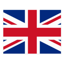Britse Vlag Wens Kaart