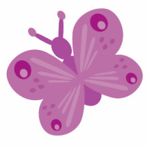 Broche lilas de papillon photo sculptures
