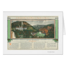 Brochure du Colorado d'hôtel Carte De Vœux