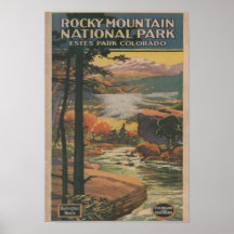 Brochure rocheuse de parc national de Mt. # 2 Posters