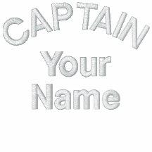 Brodé - je suis le capitaine. Obtenez au-dessus de Sweat-shirt Brodé