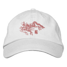 Broderie de dragon casquette de baseball brodée