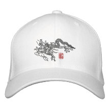 Broderie de dragon casquette de baseball brodée