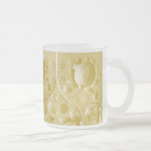 Broderie d'or tasse à café