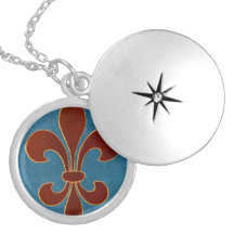 Broderie médiévale pendentif