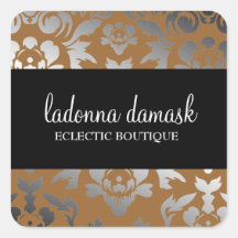 Bronze de damassé de 311 Ladonna Sticker Carré
