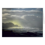 Brouillard d'océan illuminé carte