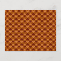 Brown automnal colore le modèle géométrique prospectus avec motif