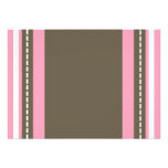 Brown et rose faire-part personnalisé