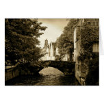 Brug in Brugge Wenskaart