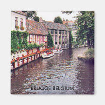 BRUGGE BELGIË KOELKAST MAGNEETJE