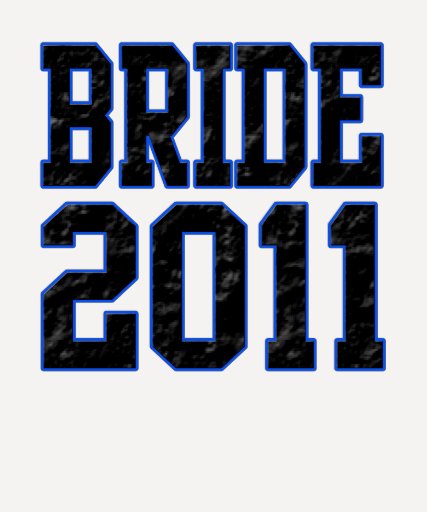 Bruid 2011 t-shirts