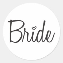Bruid Ronde Stickers
