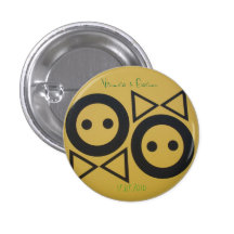 Bruidegom & Bruid Speldbuttons