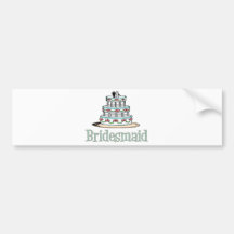 Bruidsmeisje (Cake) Bumperstickers