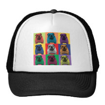 Bruit-Art de bouledogue Casquettes