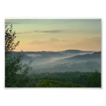 Brume de coucher du soleil photographie d’art
